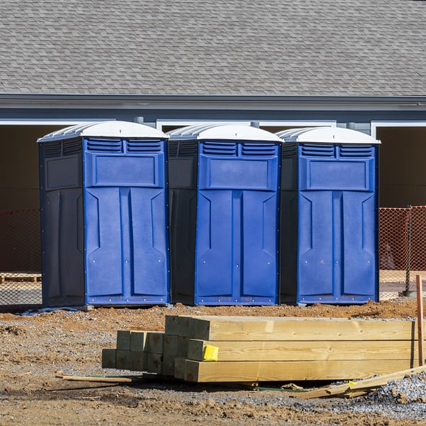 what is the maximum capacity for a single portable toilet in Woodstock